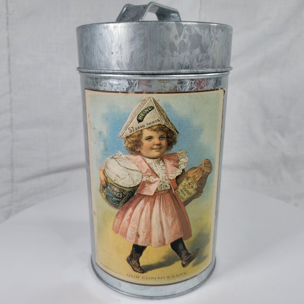 Vintage Heinz Nesting Tin Canister